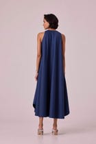 Audric Blue Midi Dress view 10