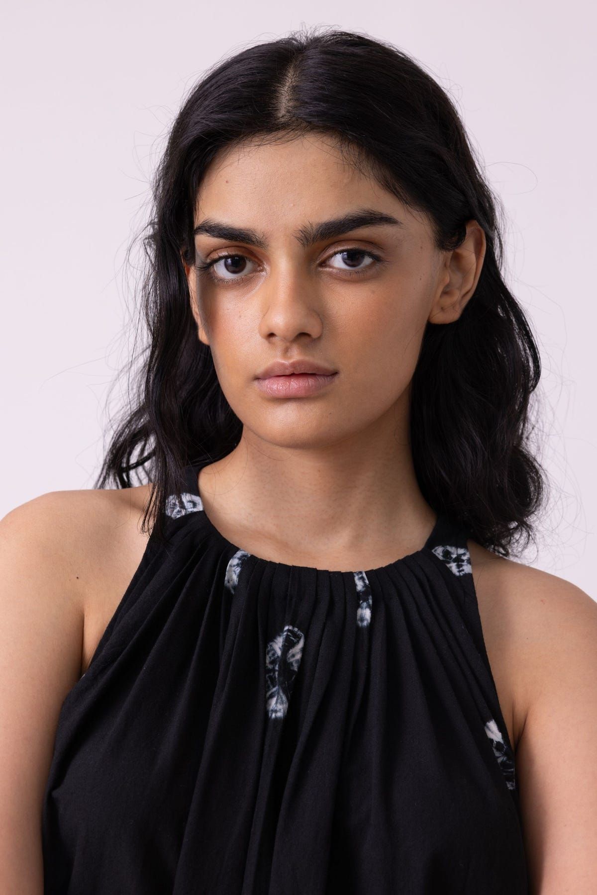 Margo Black Bandhani Handwoven Top - image 4