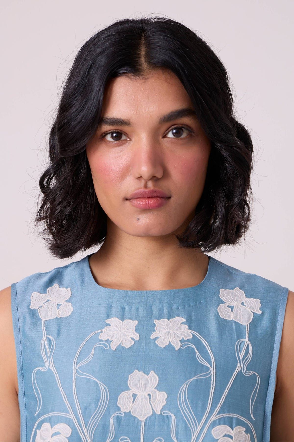Aleksey Blue Handwoven Maxi Dress - image 7