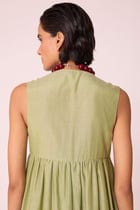 Themis Green Maxi Dress view 11