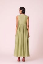 Themis Green Maxi Dress view 12