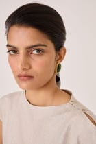 Janith Beige Linen Top view 3