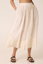 Sahir Handwoven Gathered Skirt view 3