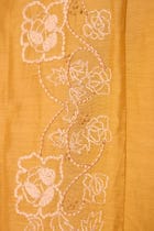 Zarah Yellow Embroidered Dress view 7