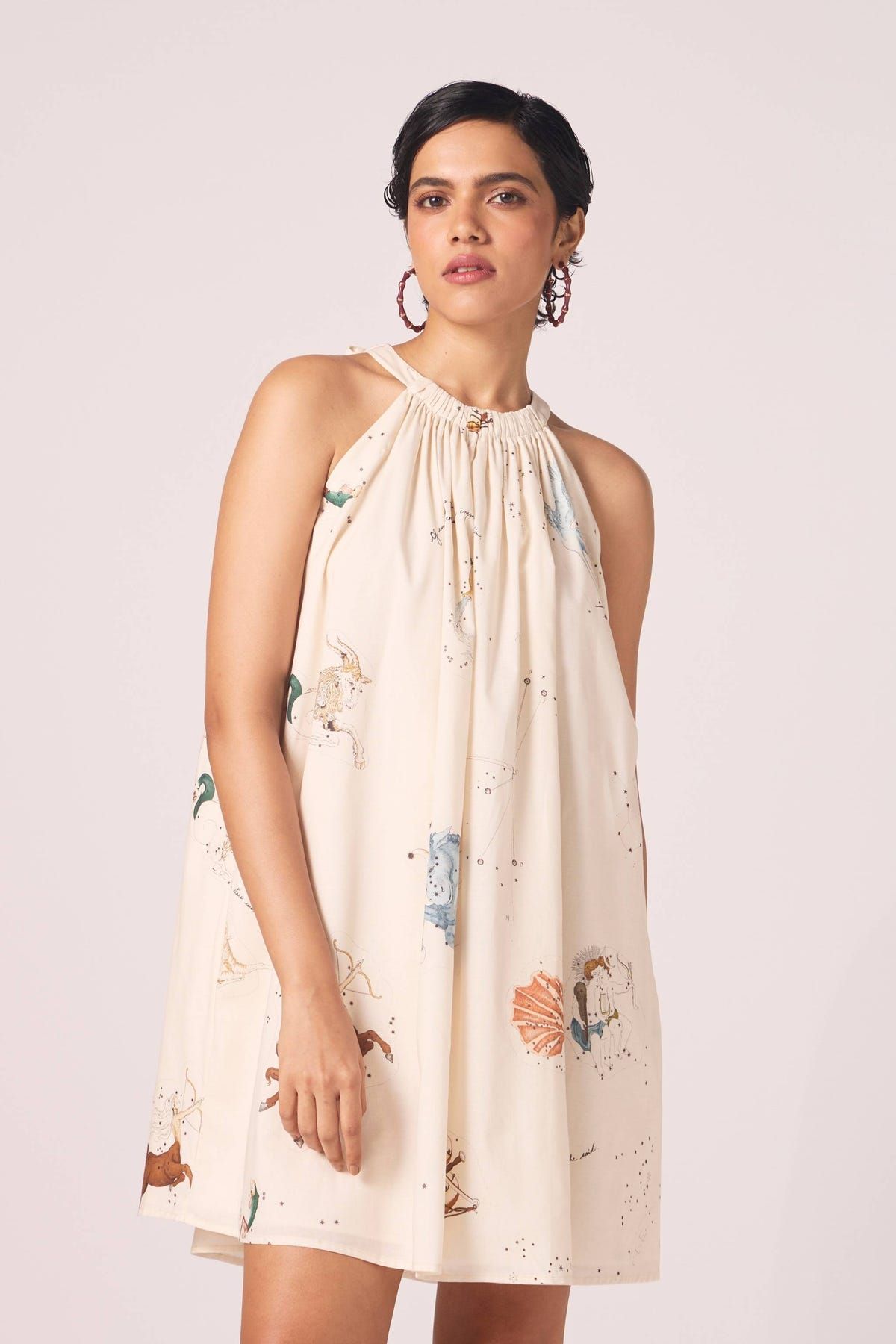 Chica Zodiac Print Cotton Dress - image 14