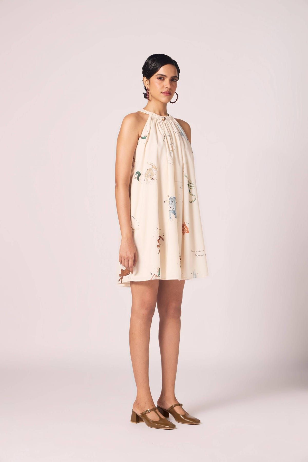Chica Zodiac Print Cotton Dress - image 2