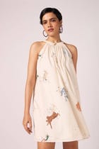 Chica Zodiac Print Cotton Dress view 3