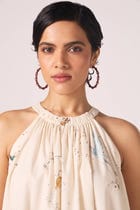 Chica Zodiac Print Cotton Dress view 5
