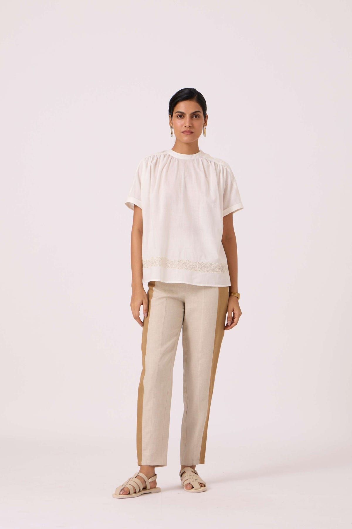 Garcia Handwoven Embroidered Top - image 3