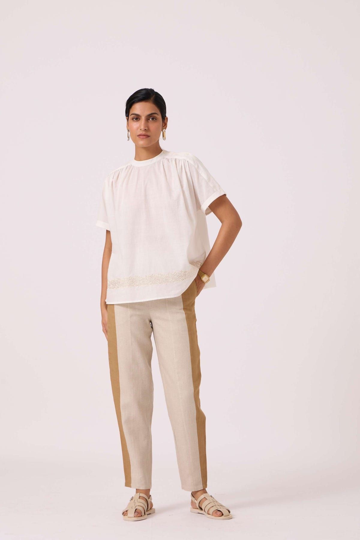 Garcia Handwoven Embroidered Top - image 8