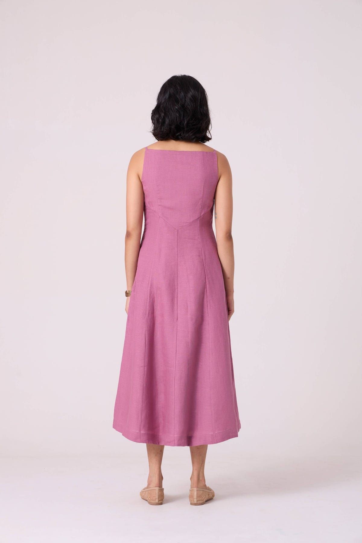 Nimal Lilac Embroidered Dress - image 13