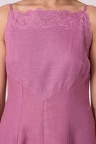 Nimal Lilac Embroidered Dress view 5