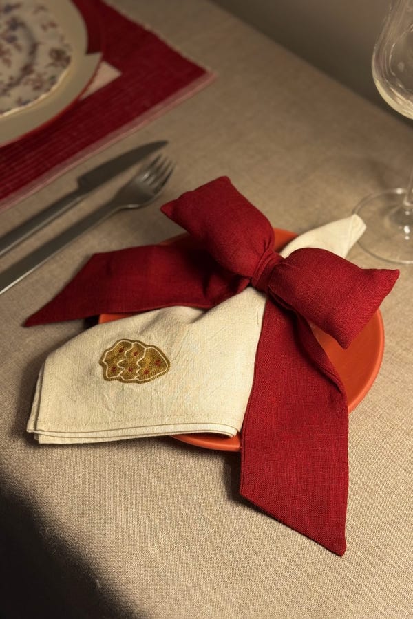 The Summer House — Off White Cotton Napkins - Set of 2