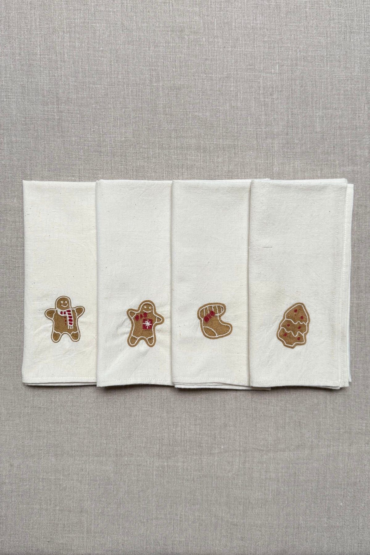 Off White Cotton Napkins - Set of 2 - image 5