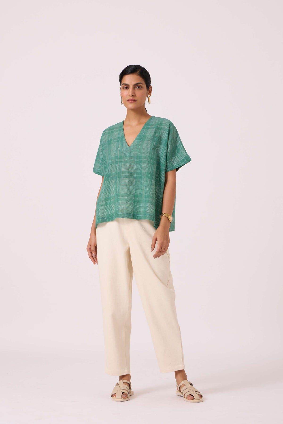 Rue Green Handwoven Top - image 8