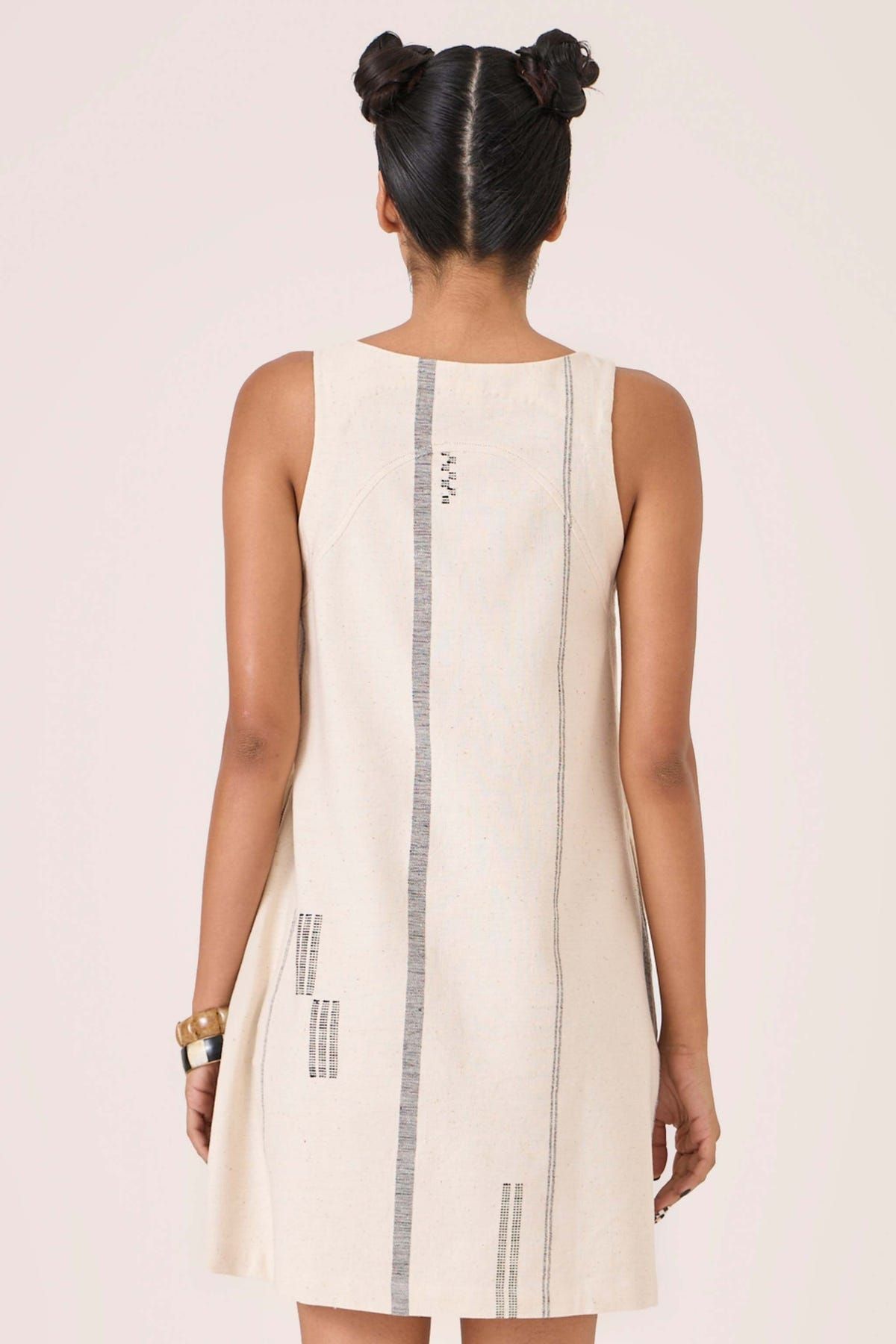 Nalaka Handwoven Cotton Shift Dress - image 14