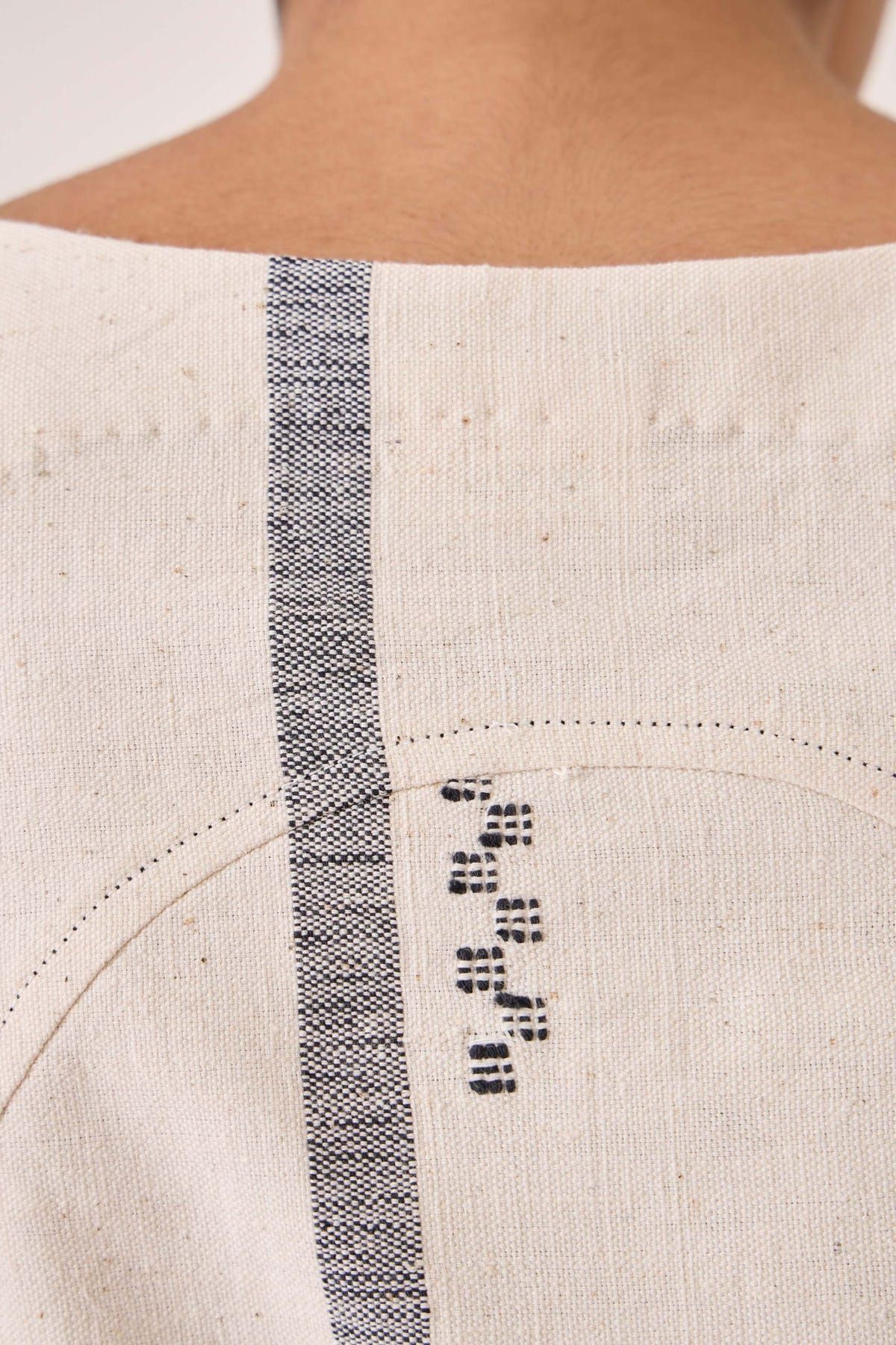 Nalaka Handwoven Cotton Shift Dress - image 10