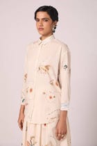 Joyce Zodiac Print Cotton Shirt view 2