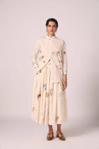 Joyce Zodiac Print Cotton Shirt view 8