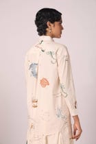 Joyce Zodiac Print Cotton Shirt view 10
