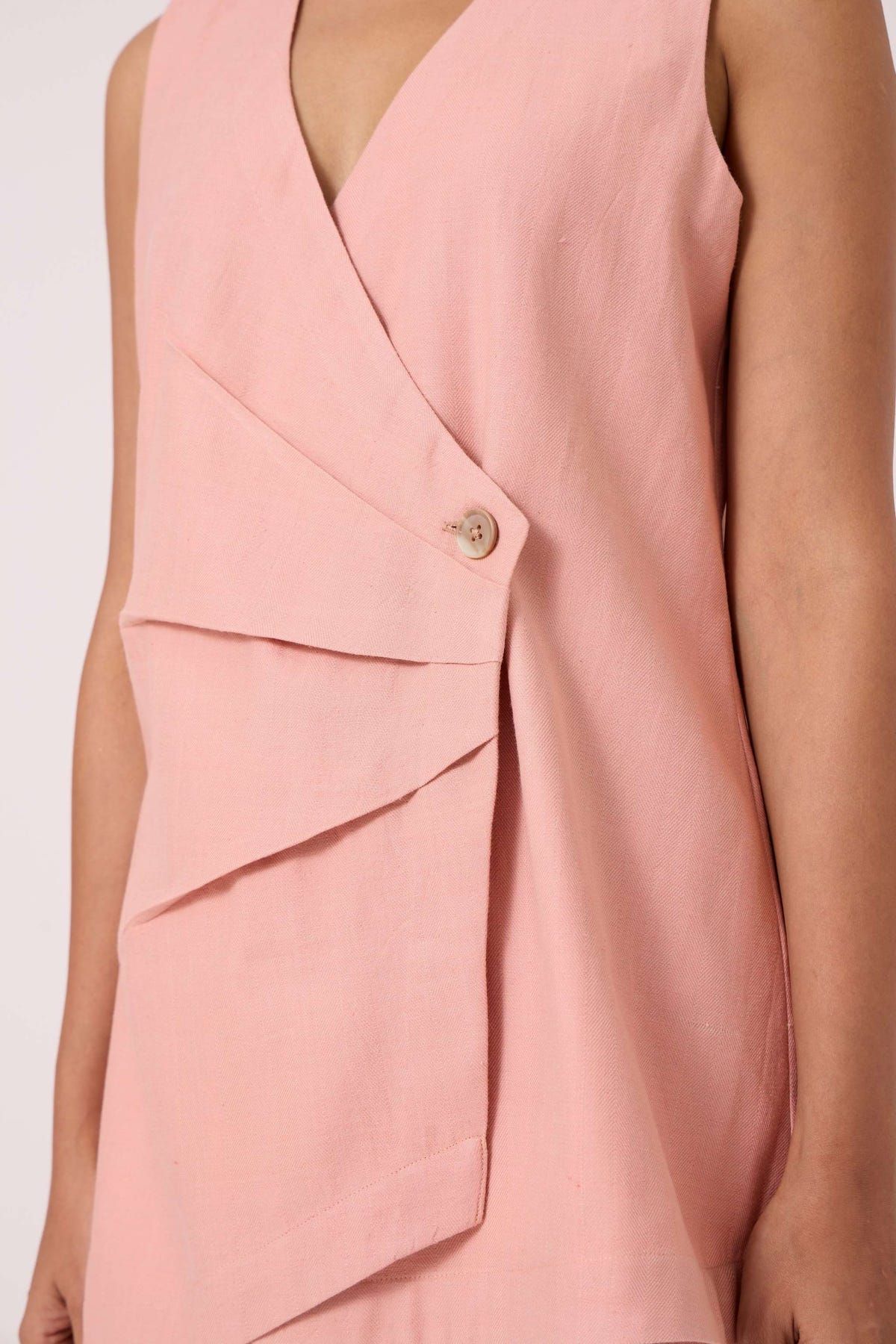 Karenin Pink Handwoven Top - image 3