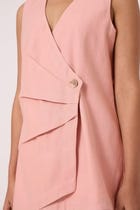 Karenin Pink Handwoven Top view 3