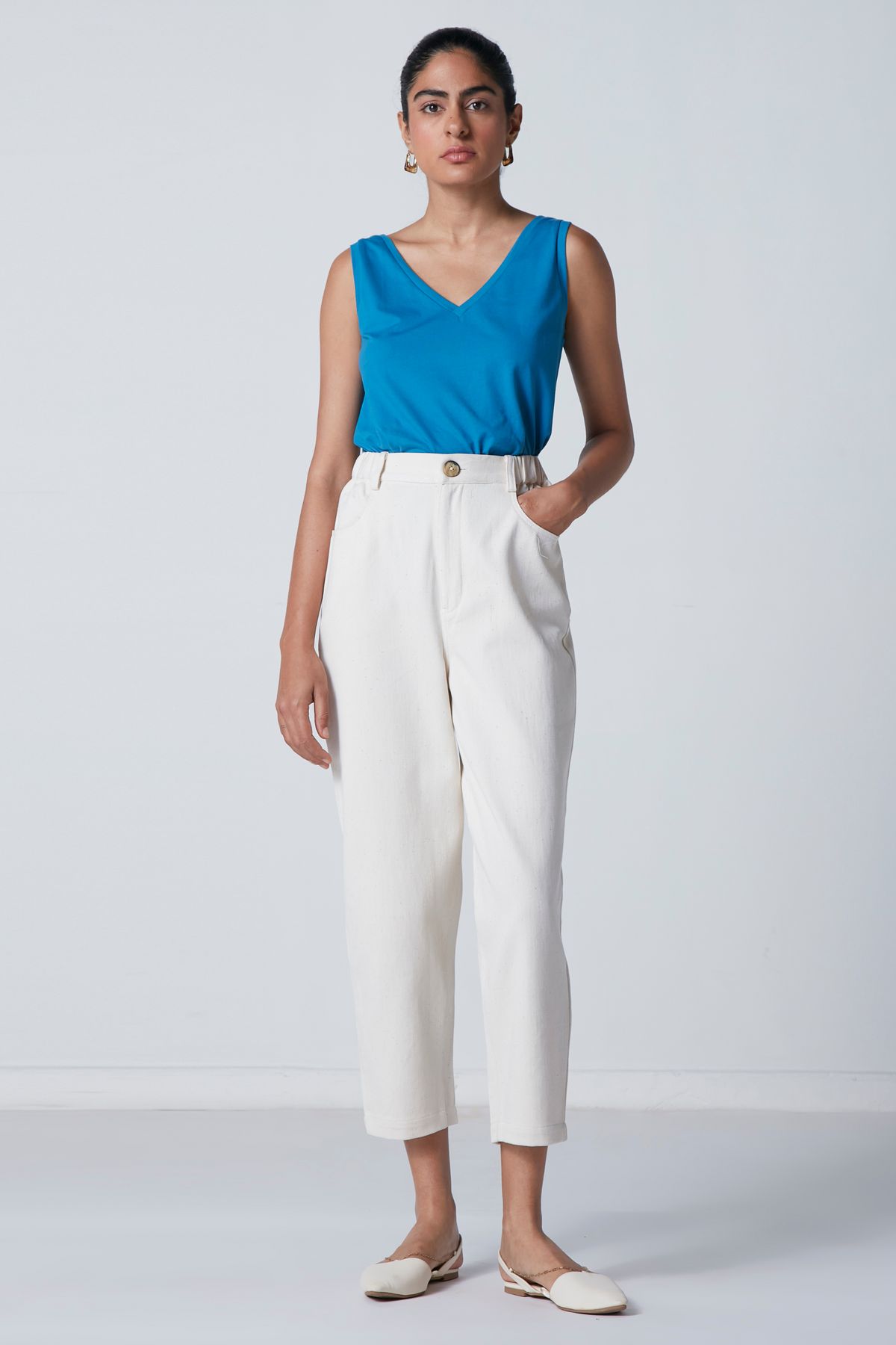 Mama Zero-Dye Denim Pants - image 1