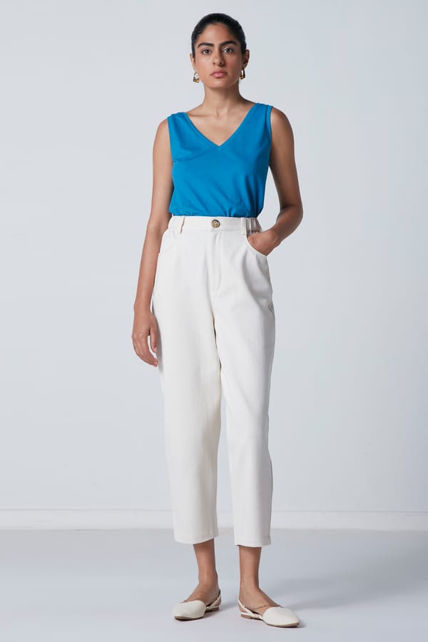 The Summer House — Mama Zero-Dye Denim Pants