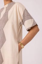 Ehan Hand Printed Midi Dress view 9