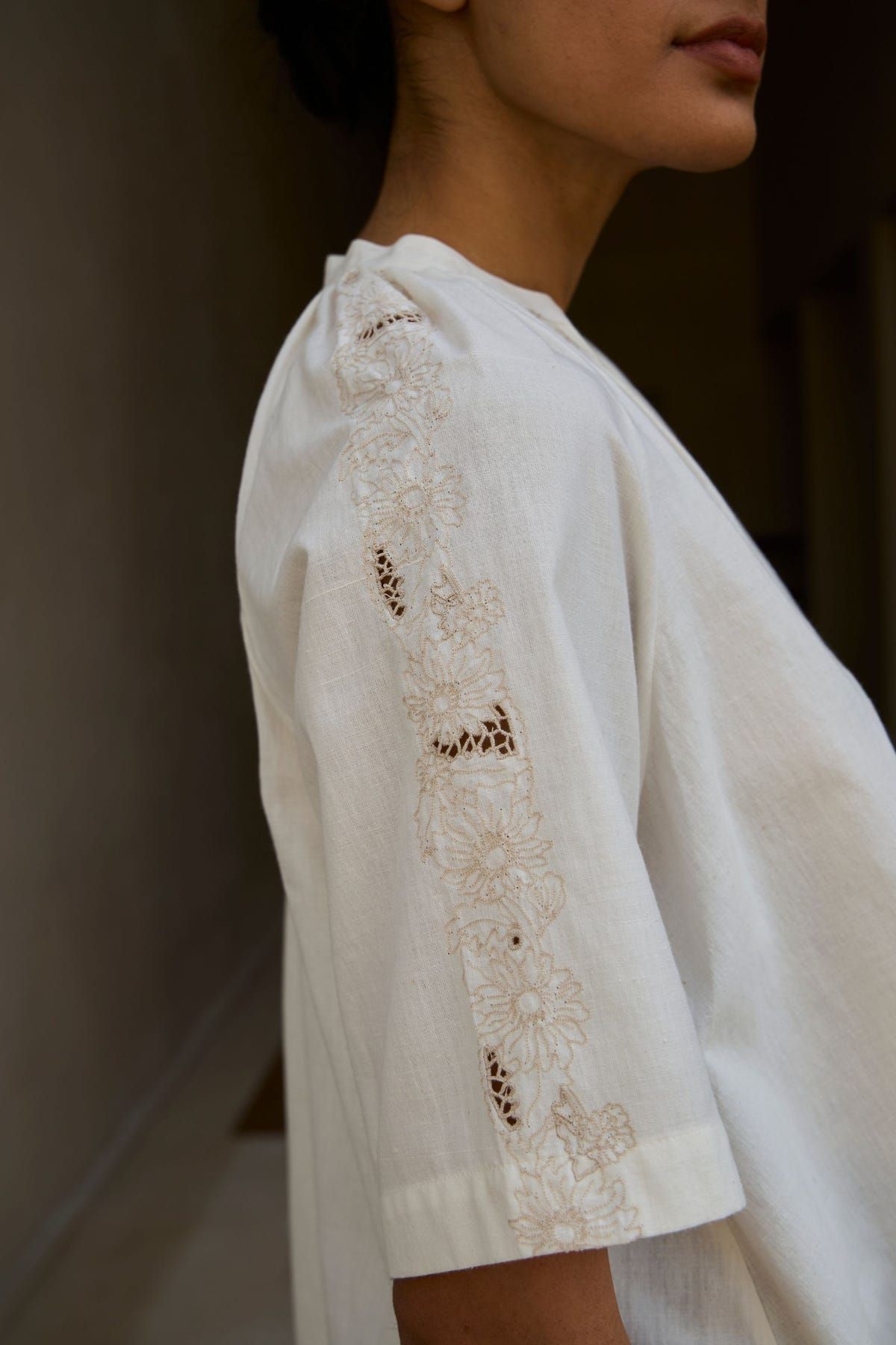 Bheer Handwoven Embroidered Top - image 6