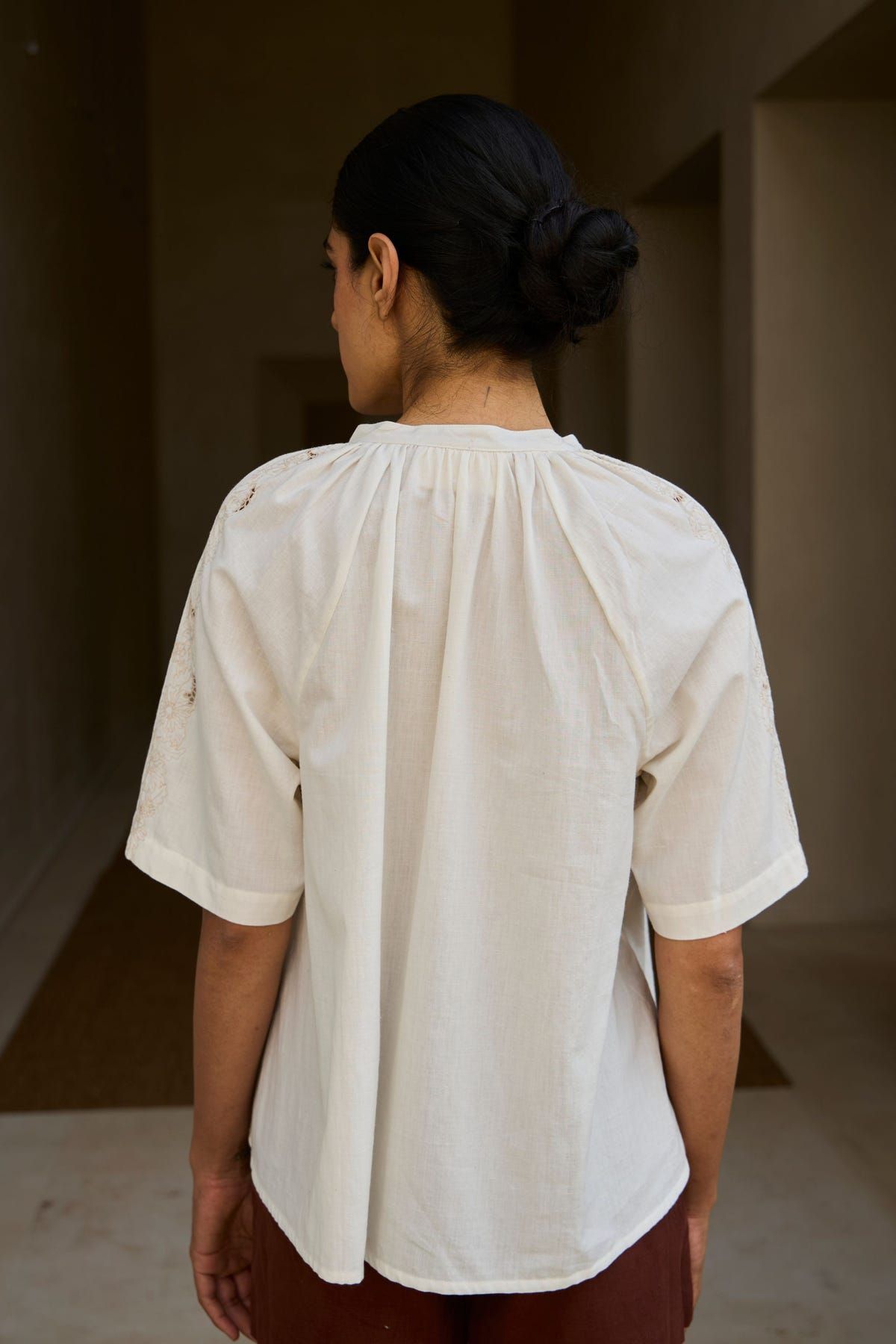 Bheer Handwoven Embroidered Top - image 10