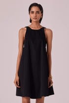 Reka Black Needlecord Dress view 1