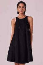 Reka Black Needlecord Dress view 4