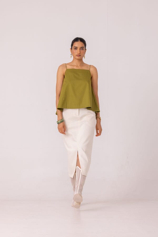 The Summer House — Wendy Green Flared Top
