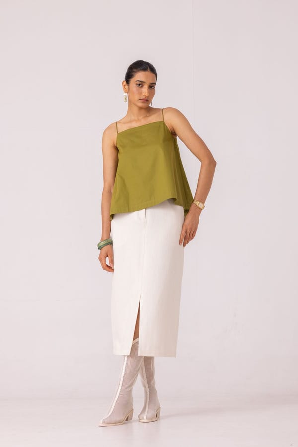 The Summer House — Wendy Green Flared Top