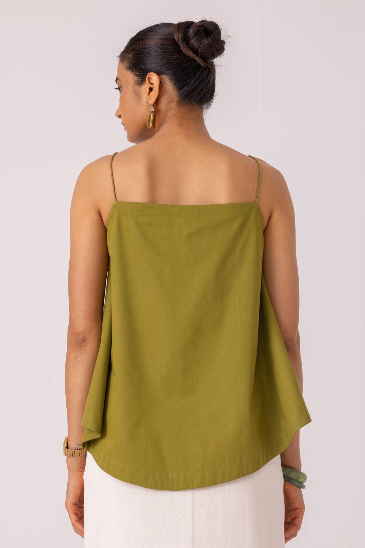 Wendy Green Flared Top - image 7