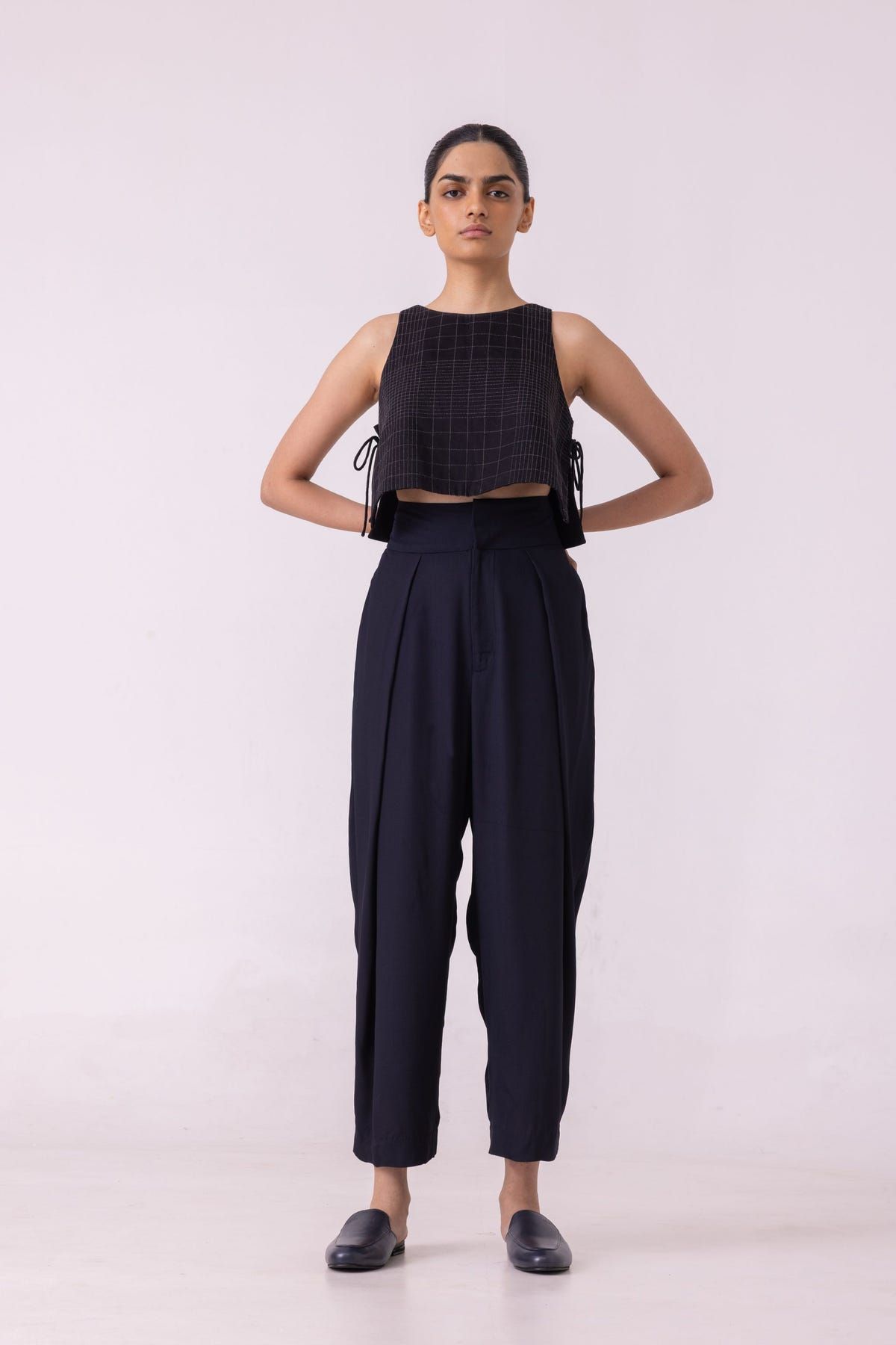 Elinor Black Barrel Pants - image 1
