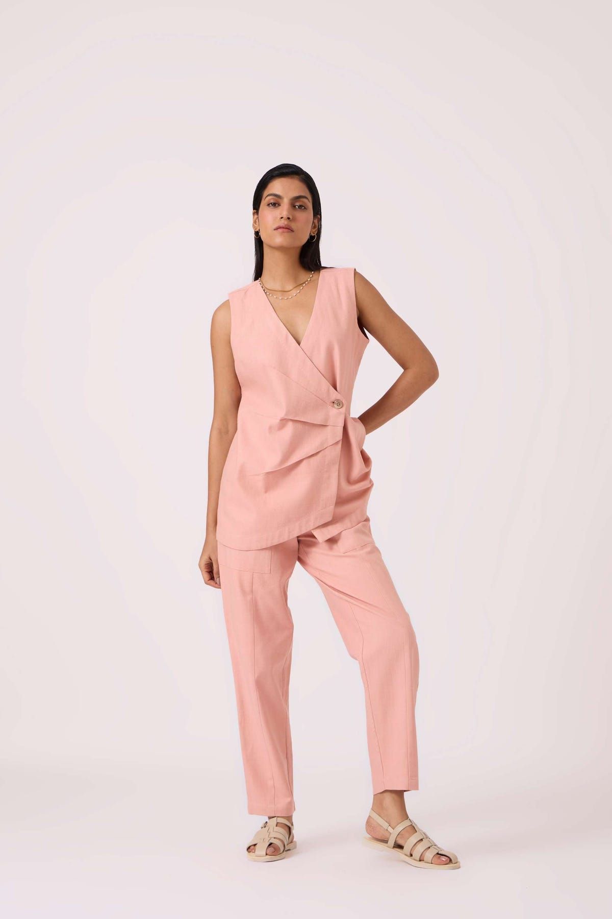 Victory Pink Handwoven Pants - image 4