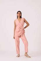Victory Pink Handwoven Pants view 4