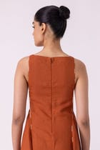 Weasley Rust Linen Dress view 11