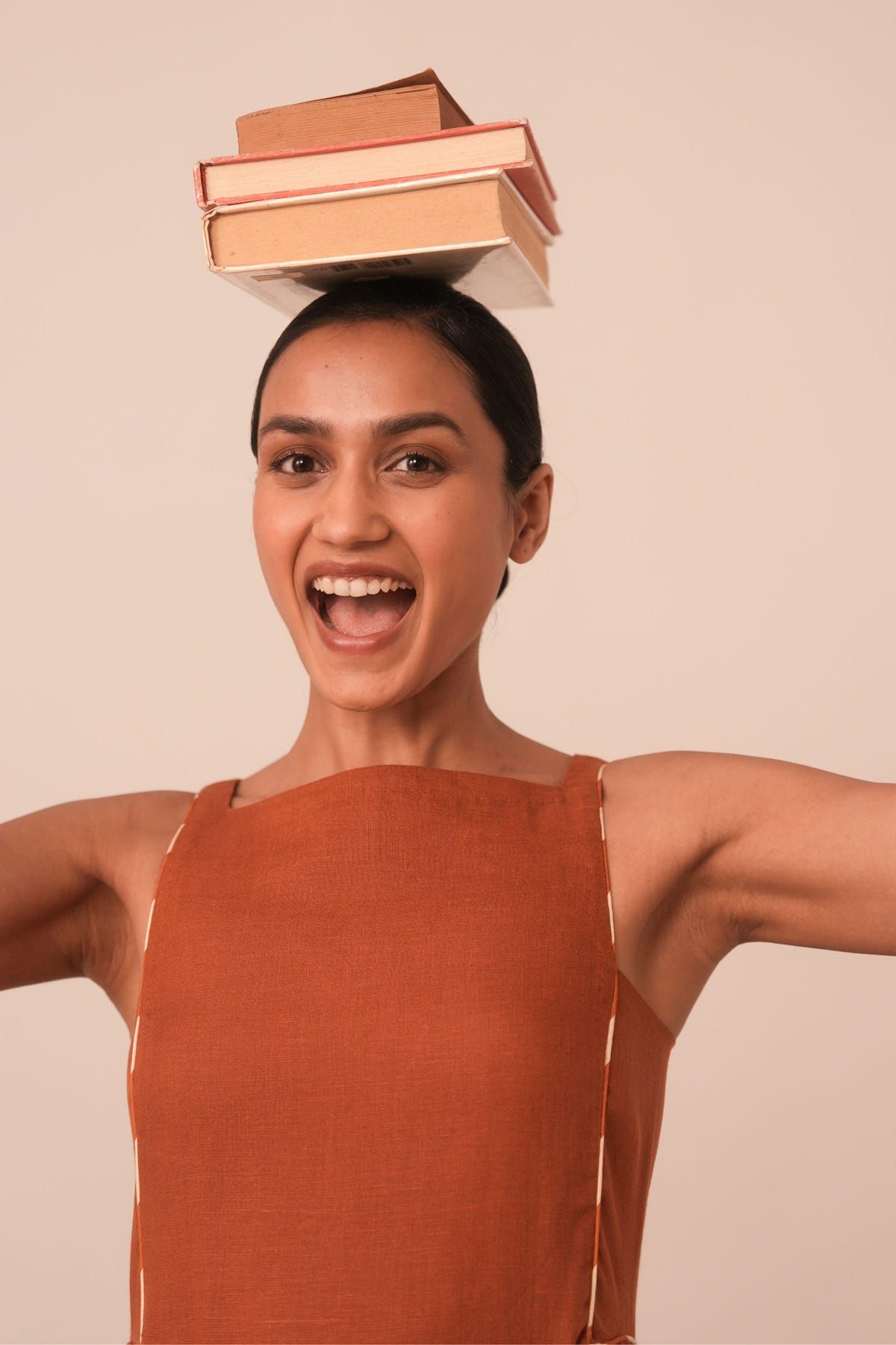 Weasley Rust Linen Dress - image 12
