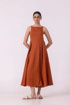 Weasley Rust Linen Dress view 4
