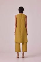 Nailah Olive Linen Set view 11