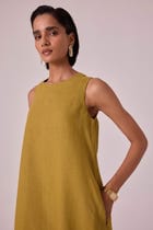 Nailah Olive Linen Set view 4