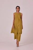 Nailah Olive Linen Set view 7