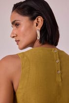 Nailah Olive Linen Set view 10