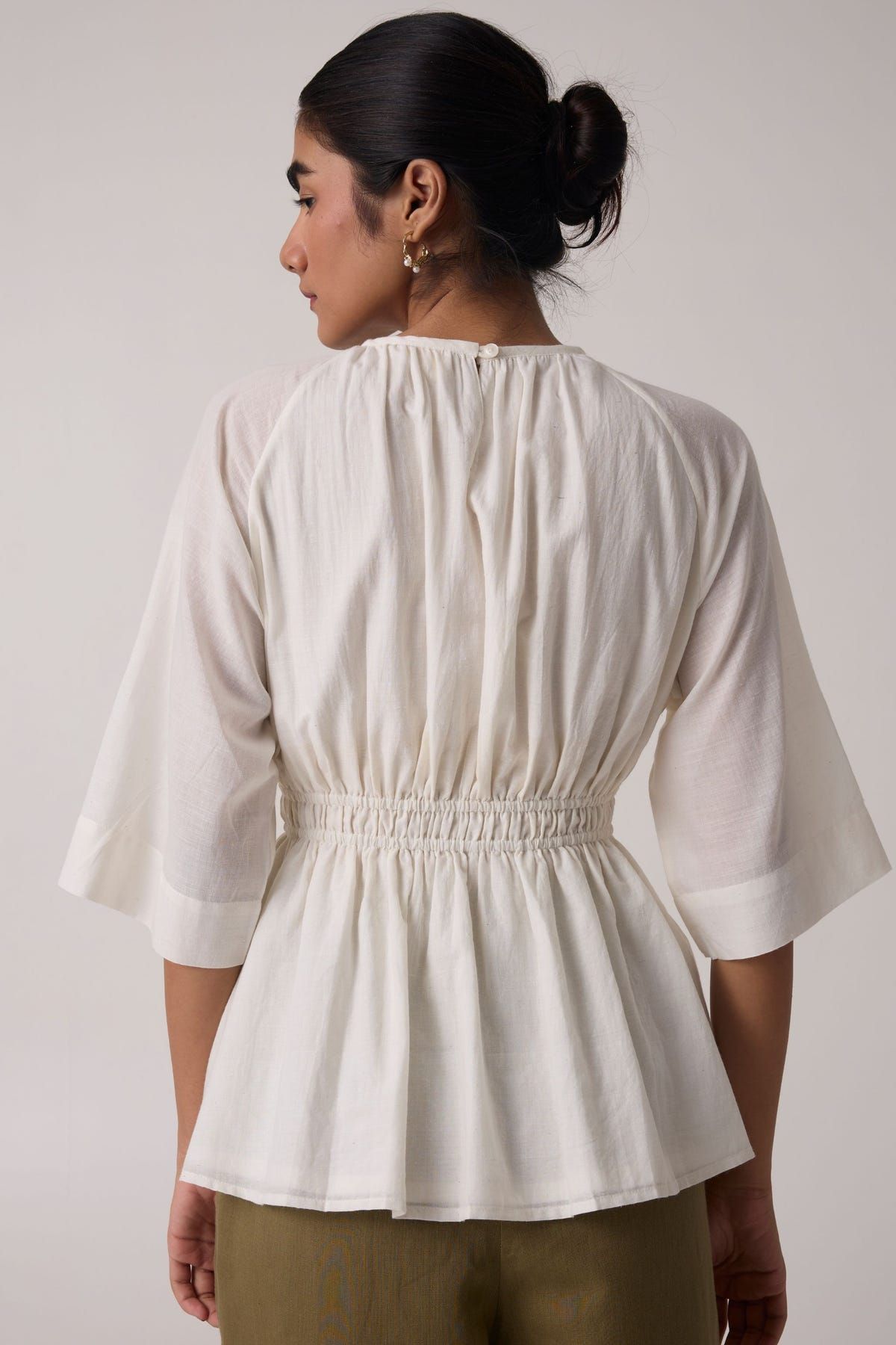 Sergio Off White Cotton Top - image 8