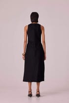 Sofia Black Needlecord Midi Dress view 11