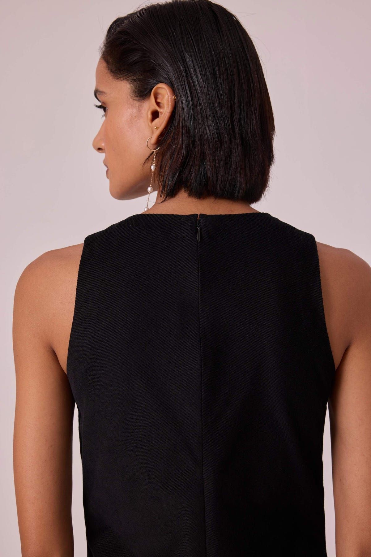 Sofia Black Needlecord Midi Dress - image 10