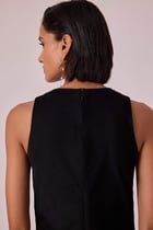 Sofia Black Needlecord Midi Dress view 10